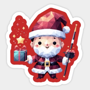 Christmas Baby Santa Sticker